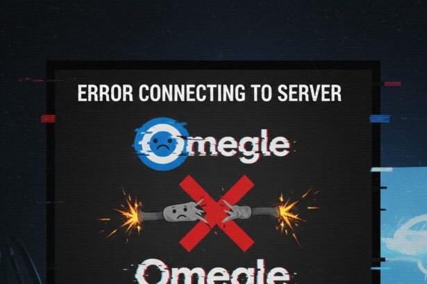 error connecting to server omegle