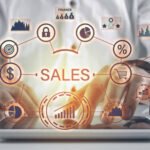 Sales growth. Increase sales. Graphs and charts. Business