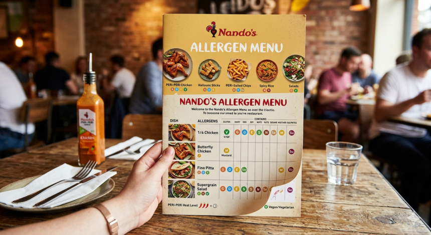 Nando's Allergen Menu